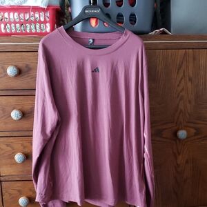 Adidas Brick Brown Long Sleeve Tee